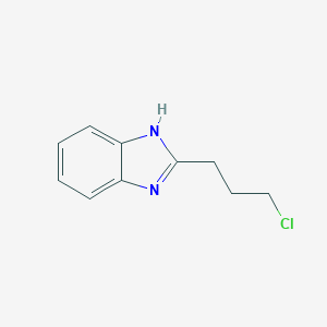 molecular formula C10H11ClN2 B141287 2-(3-chloropropyl)-1H-benzimidazole CAS No. 127855-54-3