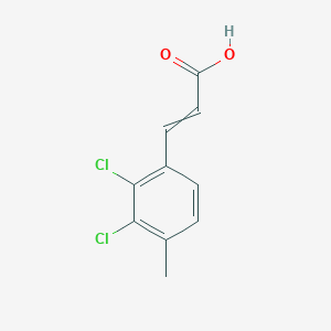 molecular formula C10H8Cl2O2 B1412885 3-(2,3-Dichloro-4-methylphenyl)prop-2-enoic acid CAS No. 1807415-60-6