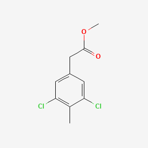 molecular formula C10H10Cl2O2 B1412915 Methyl 3,5-dichloro-4-methylphenylacetate CAS No. 1806284-77-4