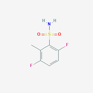 molecular formula C7H7F2NO2S B1412918 3,6-Difluoro-2-methylbenzenesulfonamide CAS No. 1806370-03-5