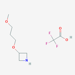 molecular formula C9H16F3NO4 B1412920 3-(3-Methoxypropoxy)azetidin-Trifluoracetaat CAS No. 1820736-22-8