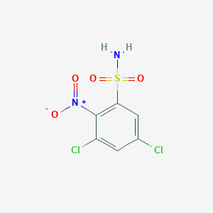 molecular formula C6H4Cl2N2O4S B1412927 3,5-Dichloro-2-nitrobenzenesulfonamide CAS No. 1806289-29-1