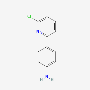 molecular formula C11H9ClN2 B14129345 4-(6-Chloropyridin-2-yl)aniline 