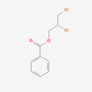 molecular formula C10H10Br2O2 B14129350 2,3-Dibromopropyl benzoate CAS No. 6186-90-9