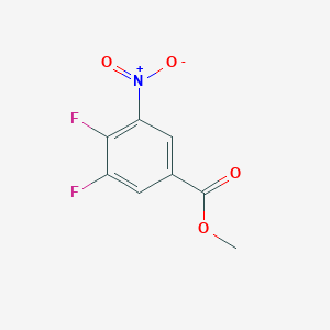molecular formula C8H5F2NO4 B1412943 3,4-二氟-5-硝基苯甲酸甲酯 CAS No. 1806303-78-5
