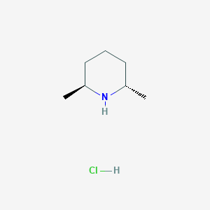 molecular formula C7H16ClN B1412948 (2S,6S)-2,6-二甲基哌啶盐酸盐 CAS No. 205652-56-8