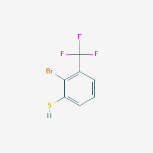 B1412949 2-Bromo-3-trifluoromethyl-benzenethiol CAS No. 1858256-19-5