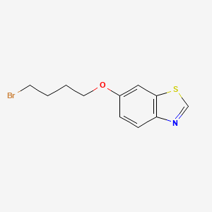 B1412950 6-(4-Bromobutoxy)benzo[d]thiazole CAS No. 1953183-92-0