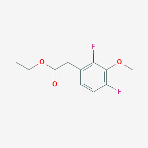molecular formula C11H12F2O3 B1412977 Ethyl 2,4-difluoro-3-methoxyphenylacetate CAS No. 1804415-61-9