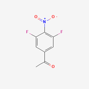 molecular formula C8H5F2NO3 B1412978 3',5'-Difluoro-4'-nitroacetophenone CAS No. 1804515-90-9