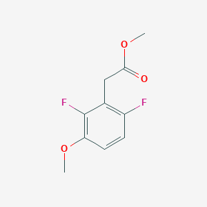 molecular formula C10H10F2O3 B1412986 Methyl 2,6-difluoro-3-methoxyphenylacetate CAS No. 1807035-60-4