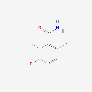 molecular formula C8H7F2NO B1412988 3,6-Difluoro-2-methylbenzamide CAS No. 1804882-84-5