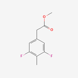 molecular formula C10H10F2O2 B1412991 Methyl 3,5-difluoro-4-methylphenylacetate CAS No. 1803841-66-8