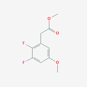 molecular formula C10H10F2O3 B1412998 Methyl 2,3-difluoro-5-methoxyphenylacetate CAS No. 1806331-02-1