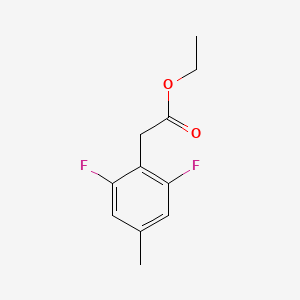 molecular formula C11H12F2O2 B1413010 Ethyl 2,6-difluoro-4-methylphenylacetate CAS No. 1807192-34-2
