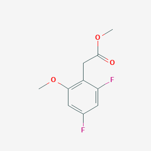B1413017 Methyl 2,4-difluoro-6-methoxyphenylacetate CAS No. 1806277-75-7