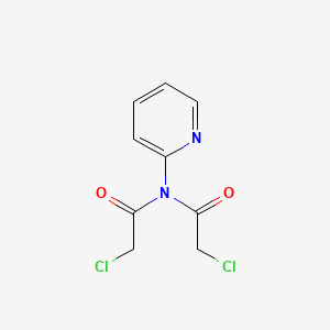 molecular formula C9H8Cl2N2O2 B14130346 2-chloro-N-(chloroacetyl)-N-(pyridin-2-yl)acetamide CAS No. 667436-16-0