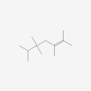 molecular formula C12H24 B14130373 2,3,5,5,6-Pentamethylhept-2-ene CAS No. 62816-32-4