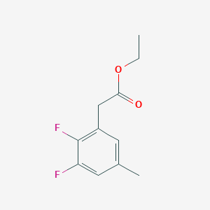 molecular formula C11H12F2O2 B1413044 Ethyl 2,3-difluoro-5-methylphenylacetate CAS No. 1803823-34-8