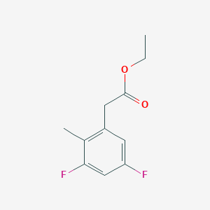 molecular formula C11H12F2O2 B1413047 Ethyl 3,5-difluoro-2-methylphenylacetate CAS No. 1804515-54-5