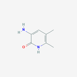 molecular formula C7H10N2O B141305 3-氨基-5,6-二甲基吡啶-2(1H)-酮 CAS No. 139549-03-4