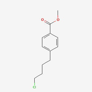 molecular formula C12H15ClO2 B14130556 Methyl 4-(4-chlorobutyl)benzoate 