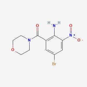 (2-Amino-5-bromo-3-nitrophenyl)-morpholin-4-yl-methanone
