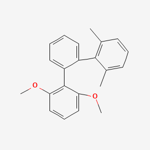 molecular formula C22H22O2 B14130620 2-[2-(2,6-Dimethoxyphenyl)phenyl]-1,3-dimethylbenzene 