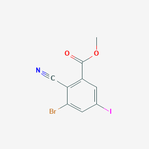 Methyl 3-bromo-2-cyano-5-iodobenzoate
