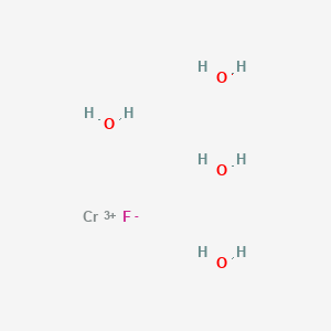 molecular formula CrFH8O4+2 B14130841 Chromium(3+);fluoride;tetrahydrate 