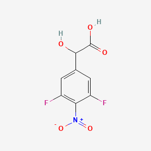 molecular formula C8H5F2NO5 B1413090 3,5-Difluoro-4-nitromandelic acid CAS No. 1804516-65-1