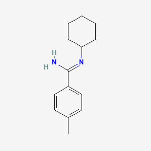 molecular formula C14H20N2 B14130920 N-Cyclohexyl-4-methylbenzenecarboximidamide 