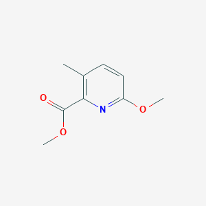 molecular formula C9H11NO3 B1413094 Methyl 6-methoxy-3-methylpicolinate CAS No. 1379242-94-0