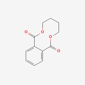 molecular formula C12H12O4 B14131045 3,4,5,6-Tetrahydro-2,7-benzodioxecine-1,8-dione CAS No. 29246-20-6