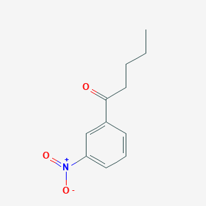 molecular formula C11H13NO3 B14131116 1-(3-Nitrophenyl)pentan-1-one 