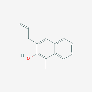 molecular formula C14H14O B14131155 3-Allyl-1-methylnaphthalen-2-ol 