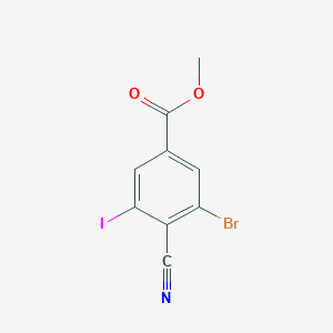Methyl 3-bromo-4-cyano-5-iodobenzoate