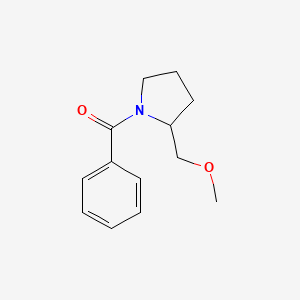 molecular formula C13H17NO2 B14131233 1-Benzoyl-2-(methoxymethyl)pyrrolidine 