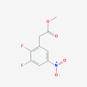 molecular formula C9H7F2NO4 B1413125 Methyl 2,3-difluoro-5-nitrophenylacetate CAS No. 1805055-88-2
