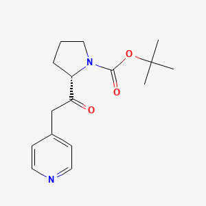 (S)-1-Boc-2-(2-pyridin-4-yl-acetyl)-pyrrolidine