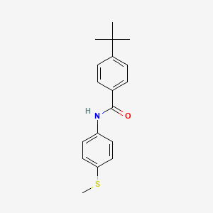 4-(tert-butyl)-N-(4-(methylthio)phenyl)benzamide