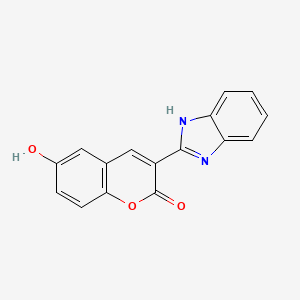 3-(1H-benzimidazol-2-yl)-6-hydroxy-2H-chromen-2-one