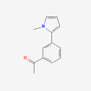 1-(3-(1-Methyl-1H-pyrrol-2-yl)phenyl)ethan-1-one