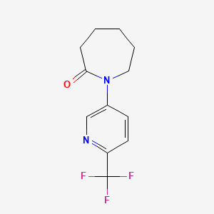 1-(6-(Trifluoromethyl)pyridin-3-yl)azepan-2-one