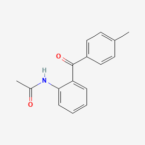 molecular formula C16H15NO2 B14131320 N-(2-(4-Methylbenzoyl)phenyl)acetamide 