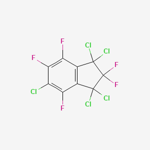 1,1,3,3,5-Pentachloro-2,2,4,6,7-pentafluoro-2,3-dihydro-1H-indene