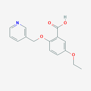 5-Ethoxy-2-(pyridin-3-ylmethoxy)benzoic acid