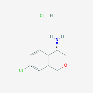 (S)-7-Chloroisochroman-4-amine hydrochloride