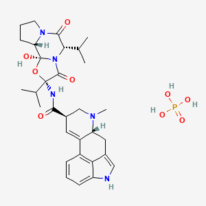 molecular formula C31H42N5O9P B14131421 Ergocornine phosphate CAS No. 6030-85-9