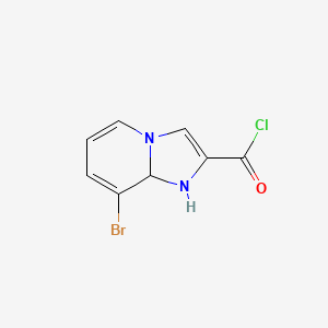 molecular formula C8H6BrClN2O B1413146 8-Bromo-1,8a-dihydro-imidazo[1,2-a]pyridine-2-carbonyl chloride CAS No. 1984062-79-4
